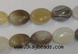 CAG2442 15.5 inches 10*14mm oval Chinese botswana agate beads