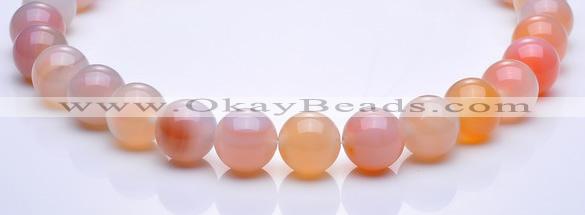 CAG268 16mm round agate gemstone beads Wholesale