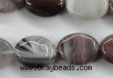 CAG3724 15.5 inches 15*20mm oval botswana agate beads wholesale