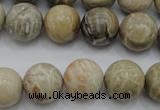 CAG3885 15.5 inches 14mm round chrysanthemum agate beads