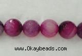 CAG418 15.5 inches 14mm faceted round agate beads Wholesale