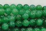 CAG420 15.5 inches 10mm round green agate beads Wholesale