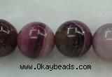 CAG434 15.5 inches 16mm round agate gemstone beads wholesale