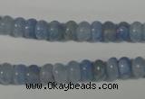 CAG4371 15.5 inches 5*8mm rondelle dyed blue lace agate beads