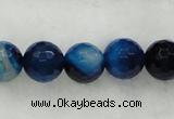 CAG439 15.5 inches 10mm faceted round agate beads wholesale