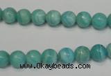 CAG4402 15.5 inches 8mm round dyed blue lace agate beads