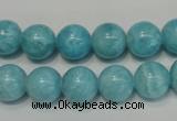 CAG4403 15.5 inches 10mm round dyed blue lace agate beads