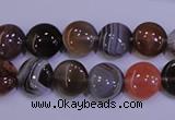 CAG4441 15.5 inches 10mm flat round botswana agate beads wholesale