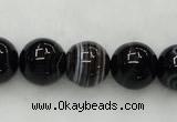 CAG448 15.5 inches 20mm round agate gemstone beads Wholesale