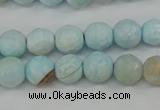 CAG4485 15.5 inches 6mm faceted round agate beads wholesale