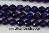 CAG4495 15.5 inches 8mm faceted round fire crackle agate beads