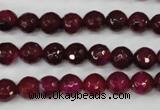 CAG4508 15.5 inches 8mm faceted round agate beads wholesale