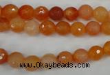 CAG4509 15.5 inches 8mm faceted round agate beads wholesale