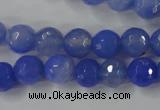 CAG4532 15.5 inches 10mm faceted round agate beads wholesale