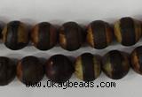 CAG4758 15 inches 10mm round tibetan agate beads wholesale