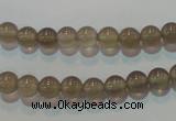 CAG5240 15.5 inches 6mm round Brazilian grey agate beads wholesale