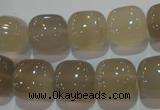 CAG5261 15.5 inches 14*14mm square Brazilian grey agate beads