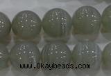 CAG5325 15.5 inches 16mm round grey line agate beads wholesale