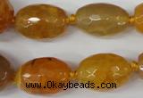 CAG5406 10*14mm – 20*30mm faceted drum dragon veins agate beads