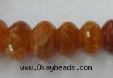 CAG5412 8*12mm – 13*22mm faceted rondelle dragon veins agate beads