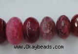 CAG5415 8*12mm – 13*22mm faceted rondelle dragon veins agate beads