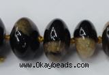 CAG5433 7*11mm – 15*22mm rondelle agate druzy geode agate beads