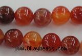 CAG5562 15.5 inches 8mm round natural fire agate beads wholesale