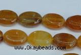 CAG5623 15 inches 13*16mm oval dragon veins agate beads wholesale