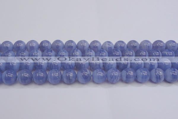 CAG5975 15.5 inches 14mm round blue lace agate beads wholesale