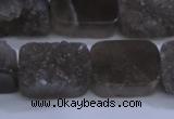 CAG5990 15.5 inches 15*20mm rectangle grey agate gemstone beads