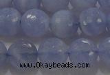 CAG5998 15.5 inches 10mm faceted round blue lace agate beads