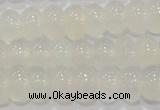 CAG6522 15.5 inches 6*10mm rondelle Brazilian white agate beads