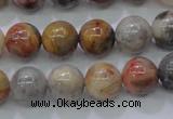 CAG6672 15.5 inches 8mm round natural crazy lace agate beads