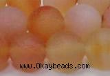 CAG6693 15 inches 14mm round multicolor pilates agate beads