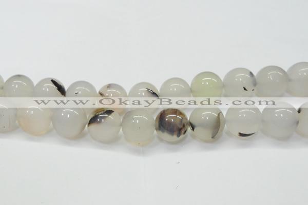 CAG6764 15 inches 14mm round Montana agate beads wholesale