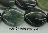 CAG6774 15.5 inches 20mm flat round Indian agate beads wholesale