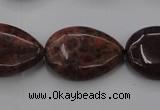 CAG6807 15.5 inches 18*25mm flat teardrop Indian agate beads