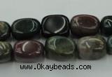 CAG6834 15.5 inches 10*15mm nuggets Indian agate beads wholesale