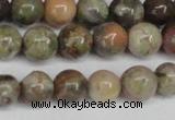 CAG7002 15.5 inches 8mm round ocean agate gemstone beads