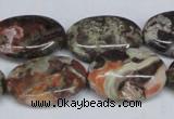 CAG7040 15.5 inches 18*25mm oval ocean agate gemstone beads