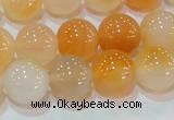 CAG7134 15.5 inches 12mm round red agate gemstone beads