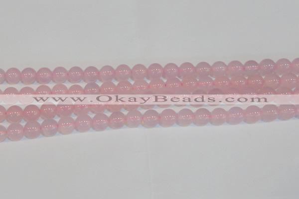 CAG7152 15.5 inches 10mm round pink agate gemstone beads