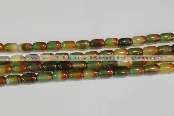 CAG7177 15.5 inches 12*16mm drum rainbow agate gemstone beads