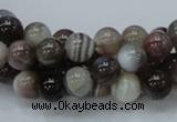 CAG736 15.5 inches 8mm round botswana agate beads wholesale