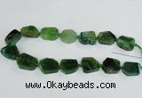 CAG7396 15.5 inches 18*25mm - 20*28mm freeform dragon veins agate beads