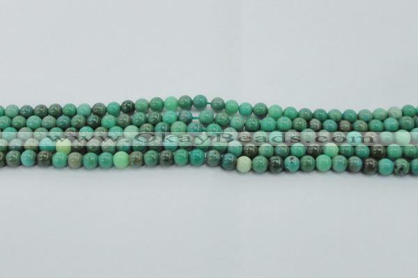 CAG7904 15.5 inches 6mm round grass agate beads wholesale