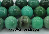 CAG7906 15.5 inches 12mm round grass agate beads wholesale