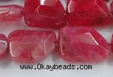 CAG8502 15.5 inches 15*20mm - 18*25mm freeform dragon veins agate beads