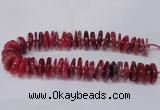 CAG8561 6*22mm - 10*26mm tyre dragon veins agate beads wholesale