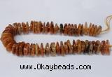 CAG8562 6*22mm - 10*26mm tyre dragon veins agate beads wholesale